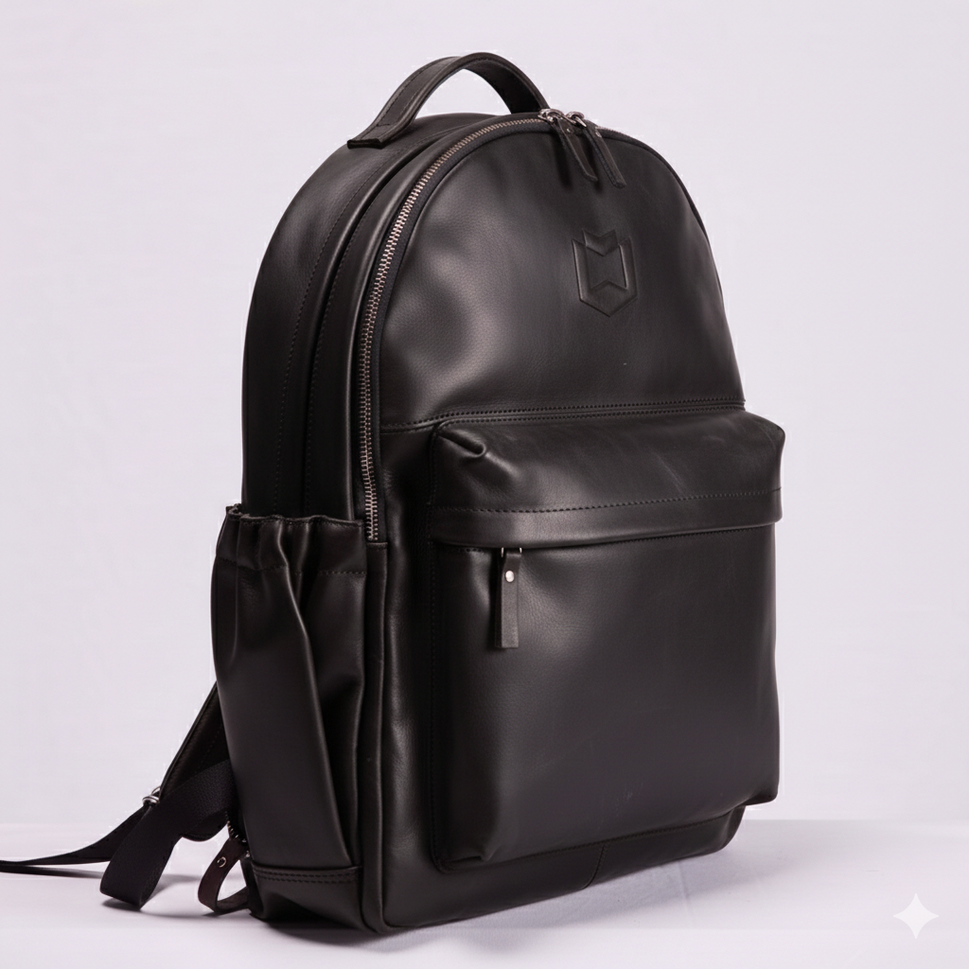 Executive Leather Laptop BagBlack
